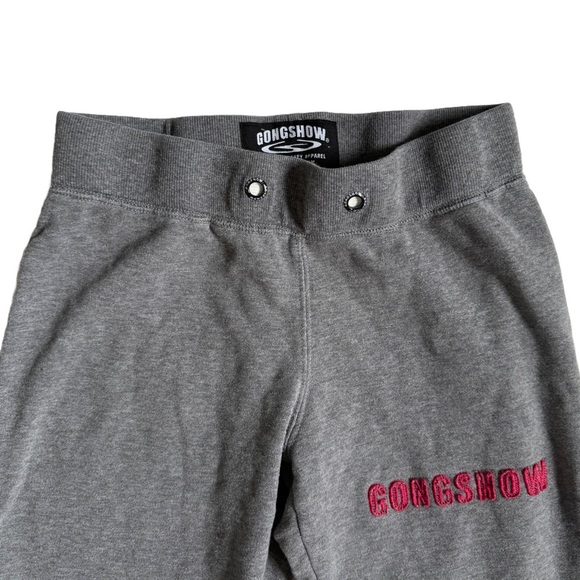 GONGSHOW HOCKEY DARK GRAY SWEATPANTS / JOGGERS SIZE XS - Picture 4 of 10